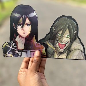 Titan Peeker 3D Moving Decals/Anime Motion Stickers/ Cars,Laptop,Hydrflask