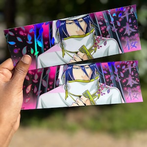 Soul Reaper Captain Slap Vinyl Holographic -Anime stickers peeker  Cars/laptop/Hydroflask