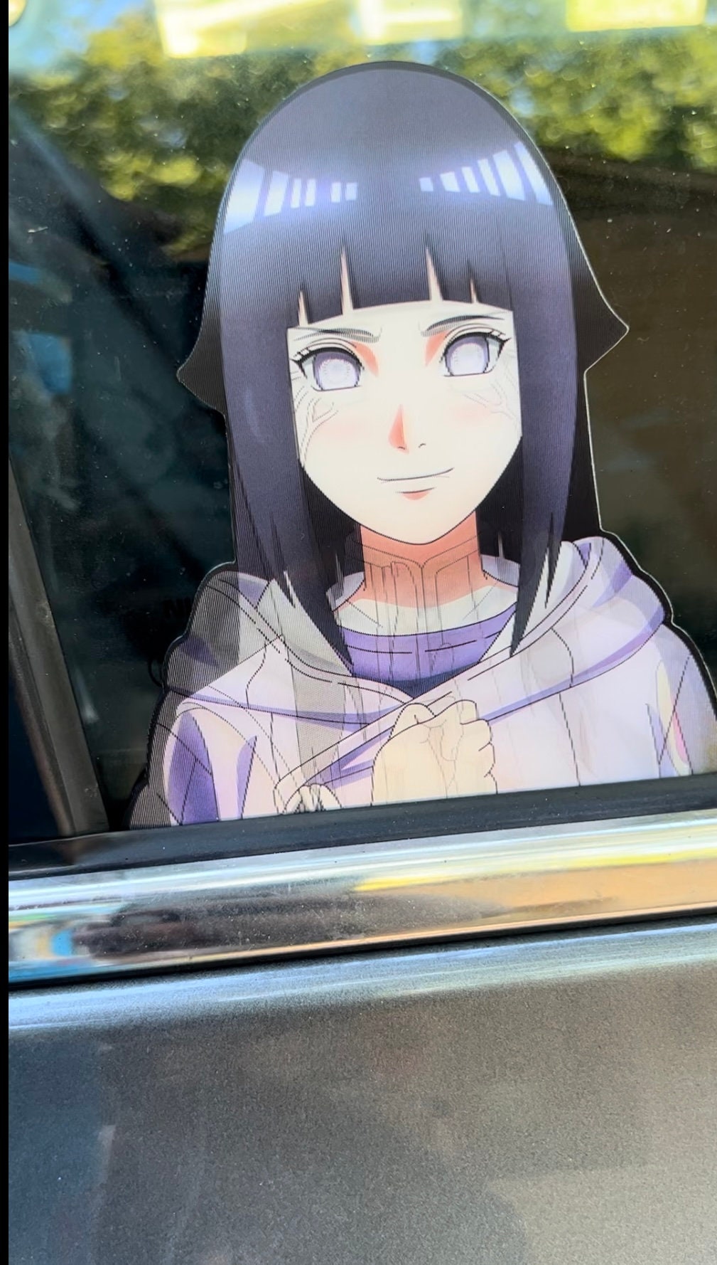 Anime NARUTO Hinata Hyuga 3D Motion Stickers Car Sticker Notebook  Waterproof Decal Toy Wall Sticker Kids Toys