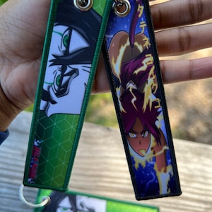 Soul reapers Anime Jettags keychain Embroiderey Keychain/Embroidered Jettag/Key tag