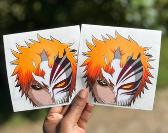 Hollow Vinyl  -Anime stickers peeker  Cars/laptop/Hydroflask