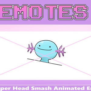Wooper Head Smash Animated Emote