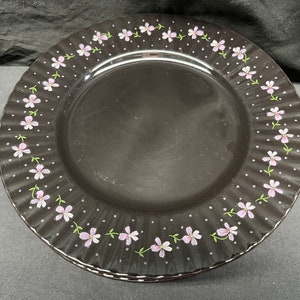 Set of Eight (8) Mikasa Classic Elegance Salad Plates 701 Nightshade Pattern