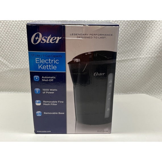 One 1 Oster BVST EK18B 1500 W Cordless Electric Tea Water Kettle 1.7 liter Etsy