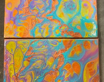 Acrylic paint pour set