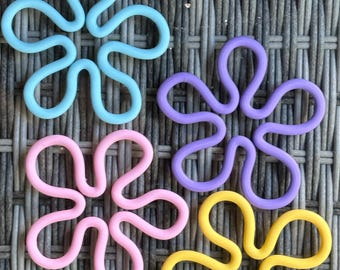 Minimalist Flower Coaster 3D Print Design (STL File)