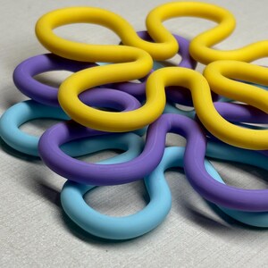 3d printed coasters in flower shape stl files