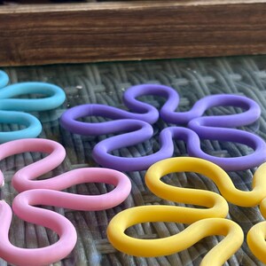multi-color fast 3d printing coasters flower shape stl files