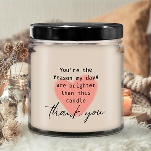 Thank You Candle, Thank You gift, Unique Thank You Gifts