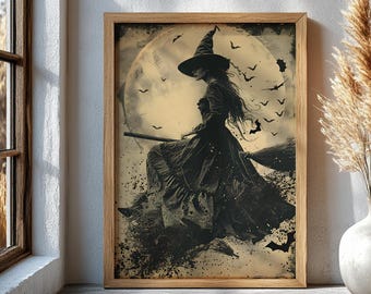 Targa in metallo con scritta Broom Parcheggio, decorazione per Halloween, cartello da appendere alla parete, poster in metallo, 20 x 30 cm