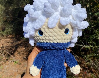 Crochet Blue eyed sorcerer plushie
