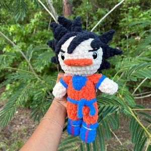Crochet Goku Duck Plushie