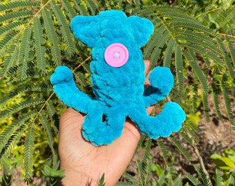 Custom Button eye Squid Plushie