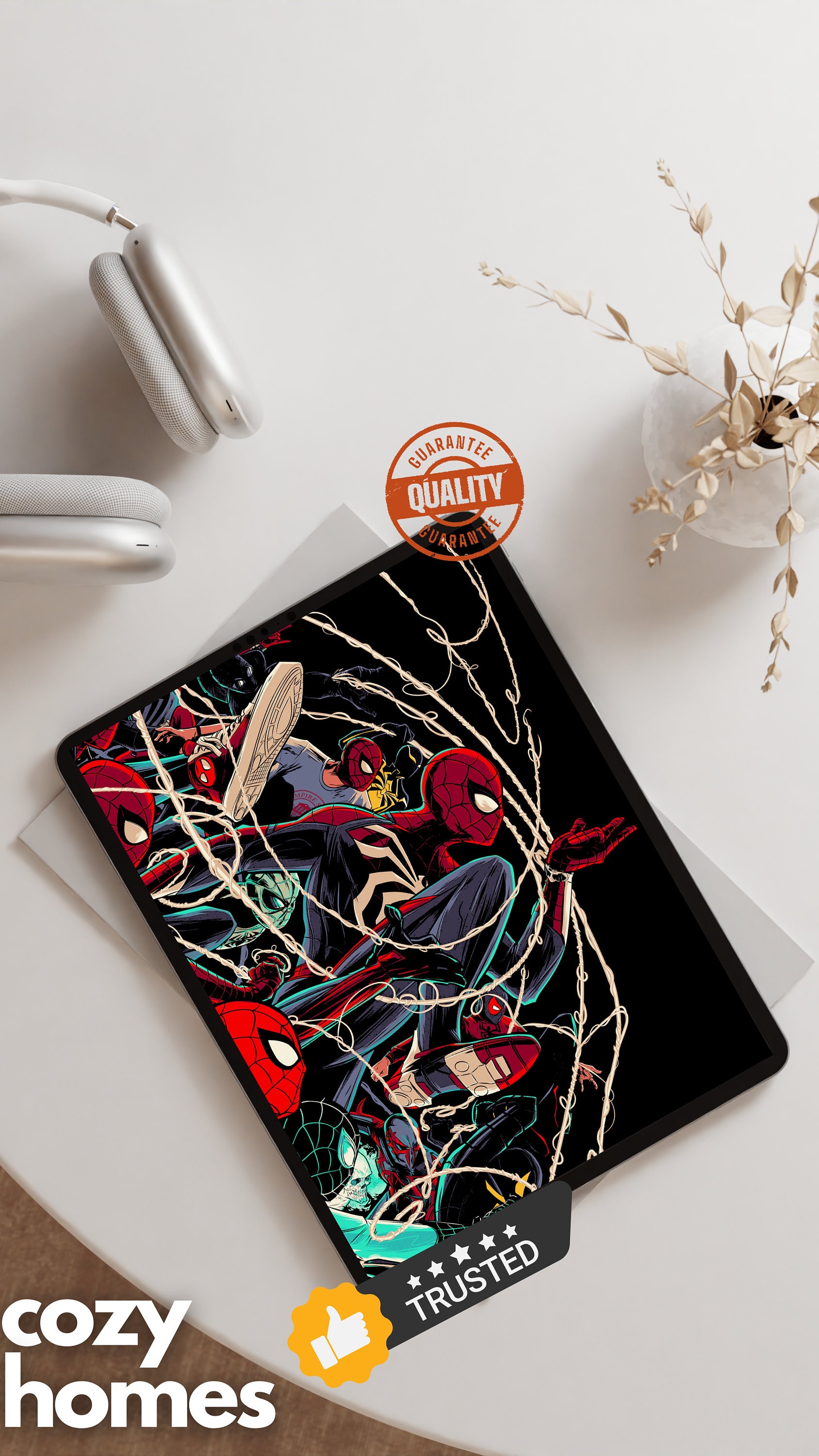 SPIDERMAN WALL Art Printable Instant Download House Warming Etsy