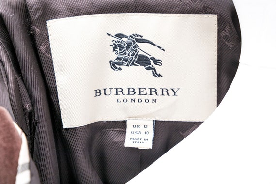 Vintage Burberry Velvet Trench Coat - image 7