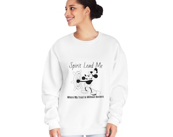 Spirit Lead Me Christian Sudadera Original Mickey Mouse (Steamboat Willie)
