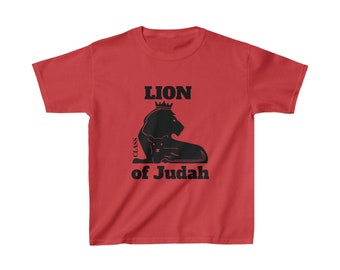Lion of Judah Kid's CLASS Christian T-Shirt