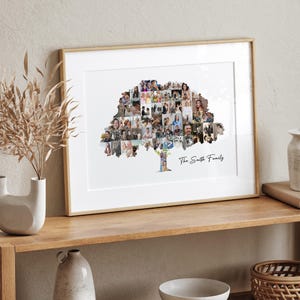 Family Tree Collage Family Tree Photo Collage Canva Template Family Photo Collage Family Tree Gift Family Reunion Gift Family Tree Poster