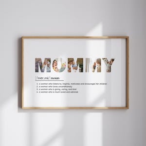 Muttertag Druck Muttertag Foto Collage Canva Vorlage Geschenk zum Muttertag Geschenk von Tochter an Mutter 1. Muttertagsgeschenk für die neue Mutter