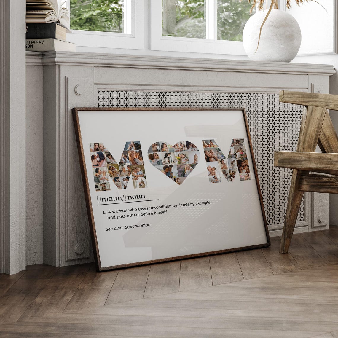 Mothers Day Photo Collage Canva Template Mother's Day Poster Printable ...