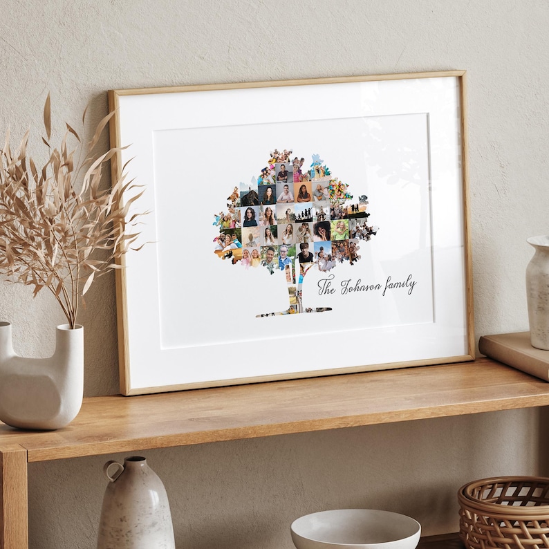Family Tree Collage Family Tree Photo Collage Template Family Photo ...