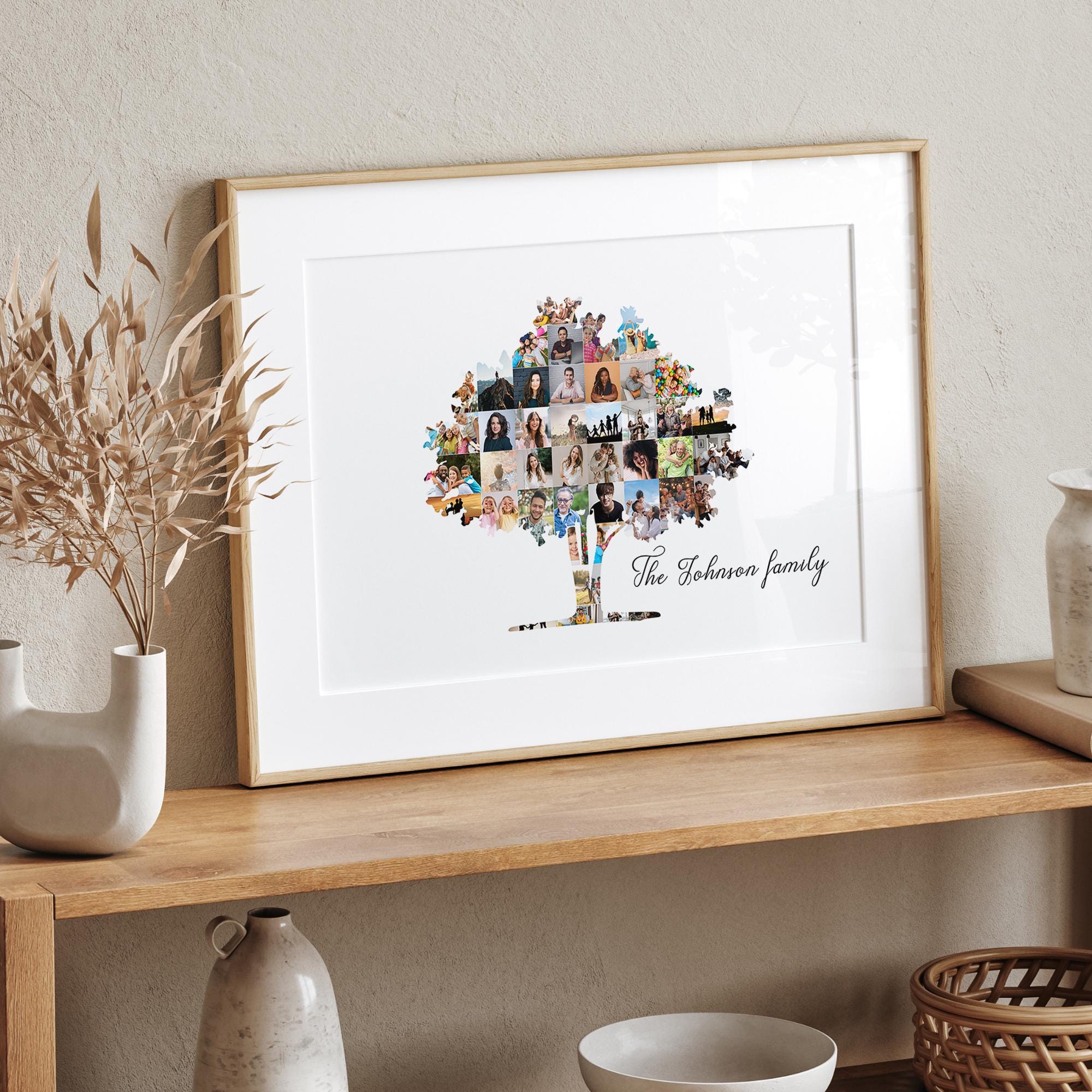 Family Tree Collage Family Tree Photo Collage Template Family Photo ...