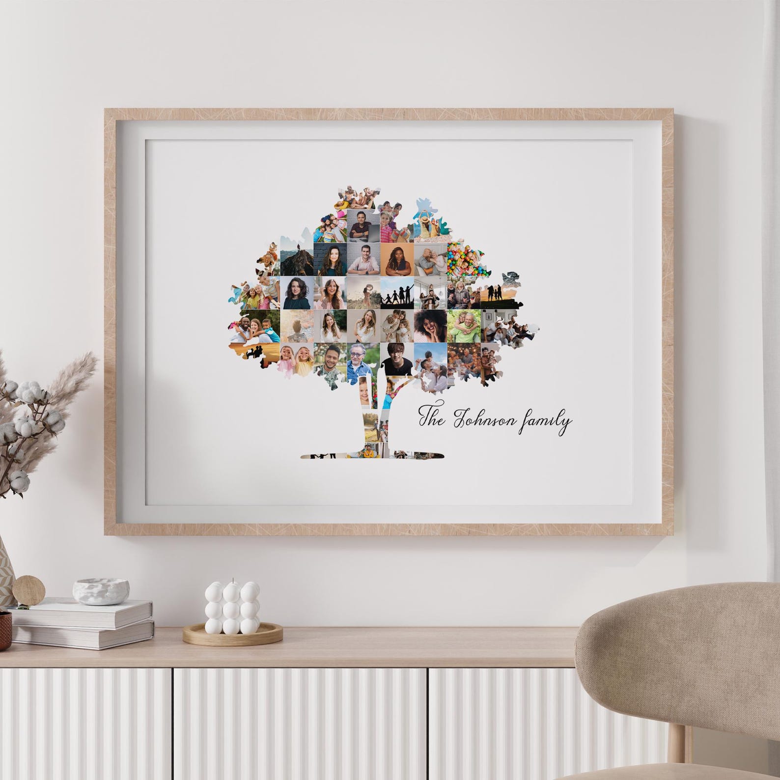 Family Tree Collage Family Tree Photo Collage Template Family Photo ...