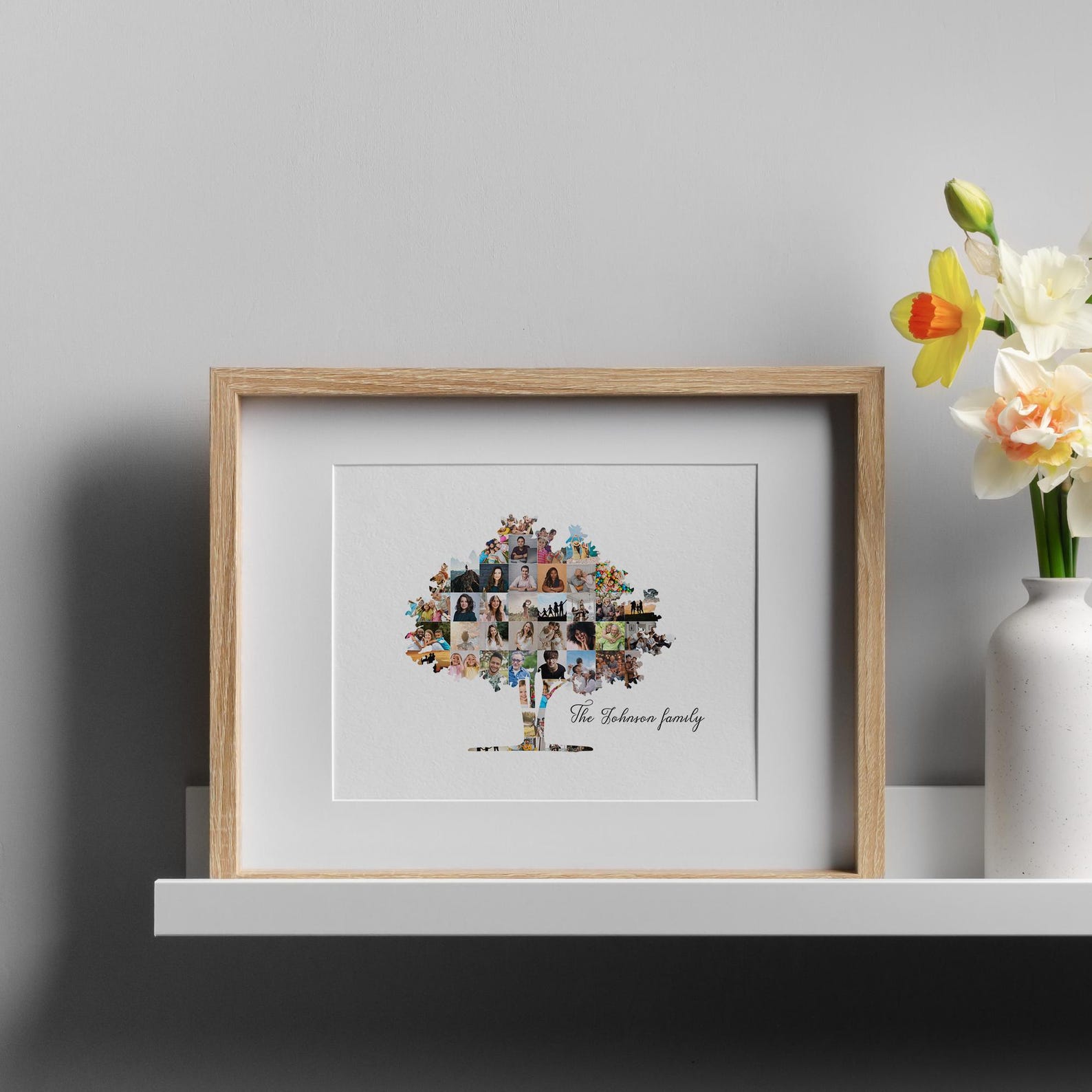 Family Tree Collage Family Tree Photo Collage Template Family Photo ...