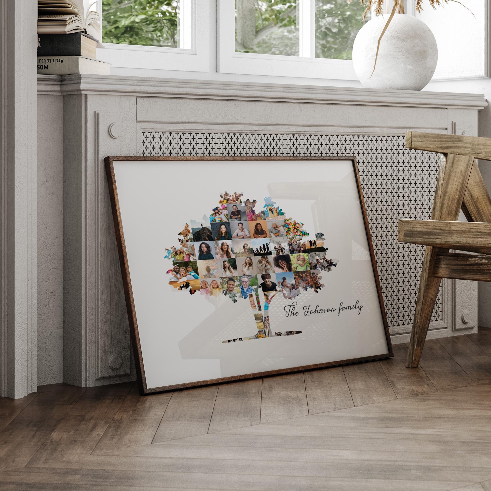 Family Tree Collage Family Tree Photo Collage Template Family Photo ...