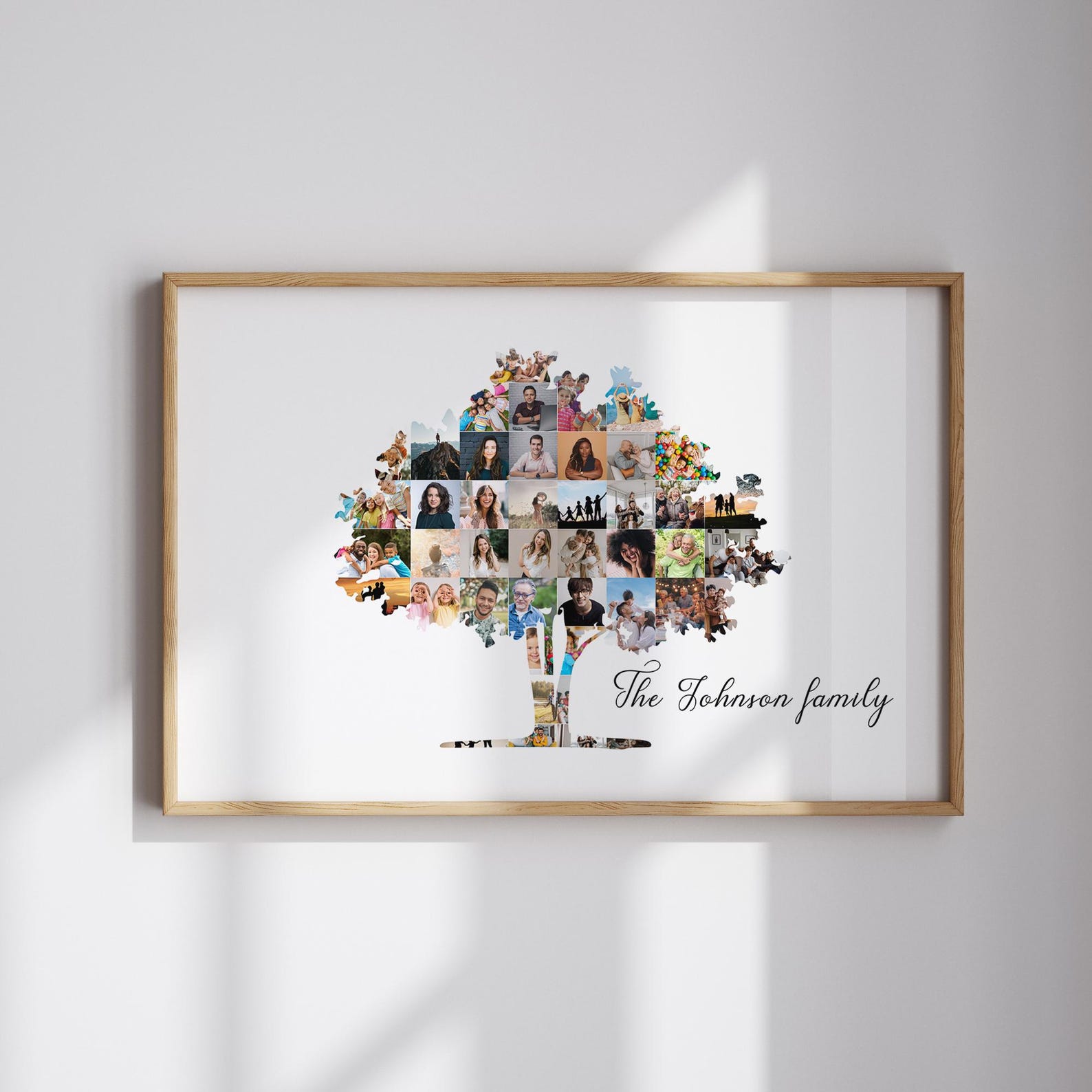 Family Tree Collage Family Tree Photo Collage Template Family Photo ...