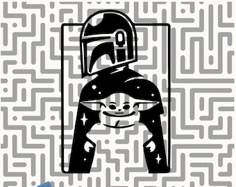 Mandalorian This is the Way Grogu SVG Graphics EPC dxg AI png For Cricut Family Vacation Png Matching Gift Funny Family Trip Christmas Decal