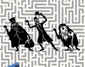 Hitchhiking Ghosts SVG, Haunted Mansion Family Trip (Digital Download)