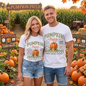 パンプキンパッチPNGデジタルダウンロード、ヴィンテージファームフレッシュTシャツデザイン、秋のコーンメイズ昇華ファイル、レトロアップルサイダー秋祭り