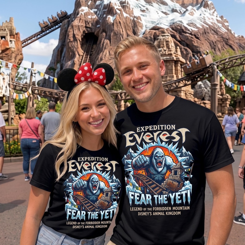 expedition everest png digital download, fear the yeti t-shirt design, animal kingdom sublimation file, retro roller coaster vacation graphic, forbidden mountain clipart, theme park souvenir, diy iron on transfer, custom family vacation apparel, vintage yeti illustration, coaster enthusiast gift, dtg printing graphic element, instant download, high resolution digital file, retro comic book style, wild safari vacation outfit, matching family trip graphics, mythical creature art