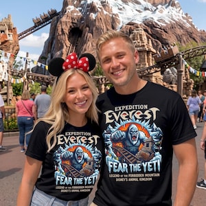 expedition everest png digital download, fear the yeti t-shirt design, animal kingdom sublimation file, retro roller coaster vacation graphic, forbidden mountain clipart, theme park souvenir, diy iron on transfer, custom family vacation apparel, vintage yeti illustration, coaster enthusiast gift, dtg printing graphic element, instant download, high resolution digital file, retro comic book style, wild safari vacation outfit, matching family trip graphics, mythical creature art