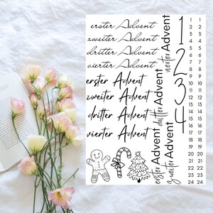 Candle tattoos, candle stickers, Advent season, Advent wreath, Christmas, Christmas time, Christmas, various motifs, A6