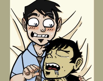 Dan Vs Jerkshipping DanXDan* Body Pillow Dakimakura (PREORDER)