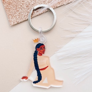 Redeemed Keychain | African American Woman Keychain | Christian Woman Keychain| African American Woman Keychain| Black Woman Keychain|