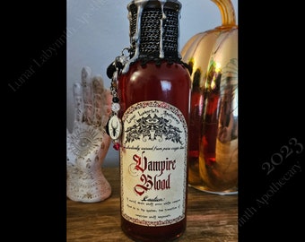 Bouteille de potion de sang de vampire