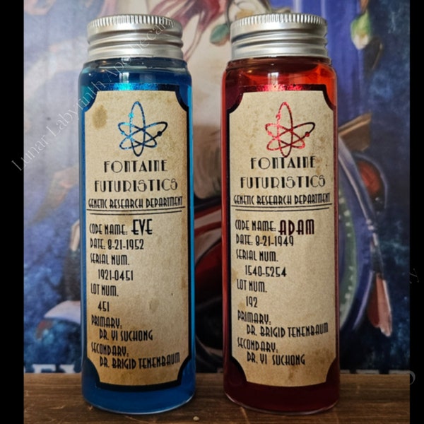 Bioshock Adam and Eve Bottles