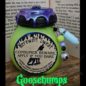 Goosebumps Werewolf Sweat Glowing Bottle