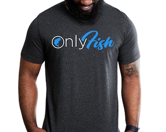 Camiseta "Solo Pesca" / Camisetas divertidas para pescadores / Regalos para el Día del Padre / Ropa de pesca / Ropa de pescador / Camisetas divertidas para pescadores