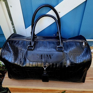 Crocodile Duffle Bag Etsy Canada