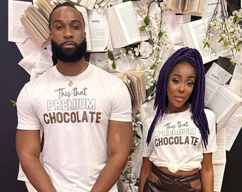 Camiseta de chocolate premium / Camiseta del orgullo de la historia negra / Camisetas "Lo negro es bello" / Camiseta de empresario negro / Camiseta del orgullo negro