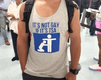 It’s Not Gay if it’s TSA Png / Svg Cutting File / Sublimation Design / Funny Png -Printable / Cricut SVG / Travel Shirt SVG