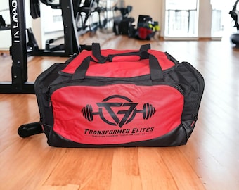 Spersonalizowana torba podróżna / Spersonalizowana torba sportowa / Prezenty z monogramem / Prezenty dla taty / Spersonalizowana torba podróżna / Torba sportowa z logo / Markowa torba podróżna
