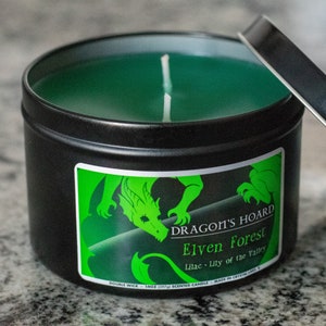 Elven Forest | 14oz Candle | Lilac and Lily of the Valley Scented | Dragon&#39;s Hoard