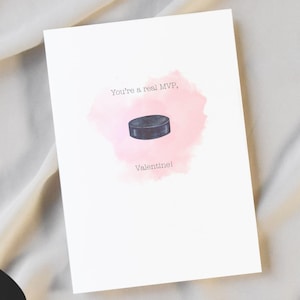 Hockey San Valentino Card Sport San Valentino Card Stampabile