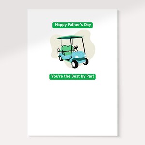 Carte de golf pour la fête des pères, carte de voeux pour la fête des pères de golf imprimable, carte pour papa drôle, cadeau de golf pour la fête des pères pour lui, fête des pères drôle