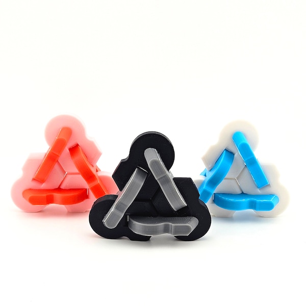 Triangle Fidget, Classroom calm corner, hand held, teacher gift, school present, desk office, Active wiggly child kid, Stress relief relax